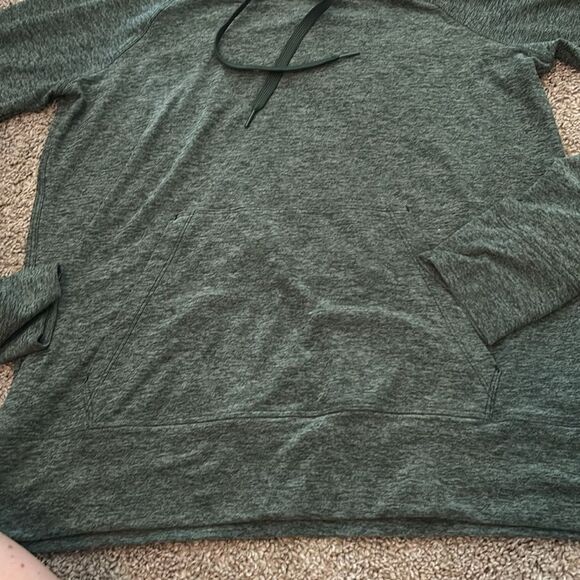 Outdoor Voices CloudKnit Hoodie Green Medium - Picture 4 of 4